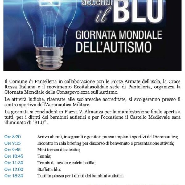 Giornale Mondiale dellautismo - locandina