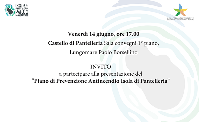 Pantelleria, presentazione al Castello del Piano di Prevenzione Antincendio