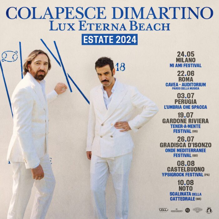COLAPESCE DIMARTINO TORNANO CON LUX ETERNA BEACH ESTATE 2024. – Il
