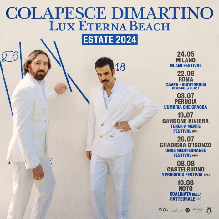 COLAPESCE DIMARTINO TORNANO CON LUX ETERNA BEACH ESTATE 2024. – Il Giornale  di Pantelleria